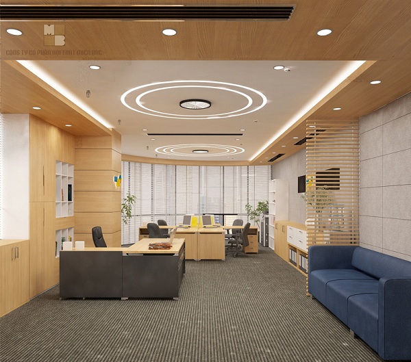 Thiết kế nội thất văn phòng cao cấp ngân hàng PVcomBank